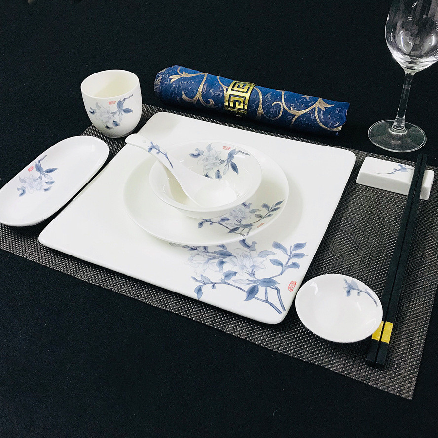 Title 3, Chinese Restaurant Hotel Set Table Ceramic Dish...