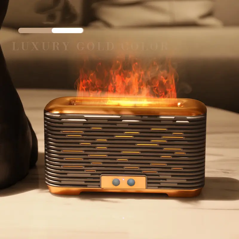 Flame Aroma Diffuser New Humidifier Desktop Large