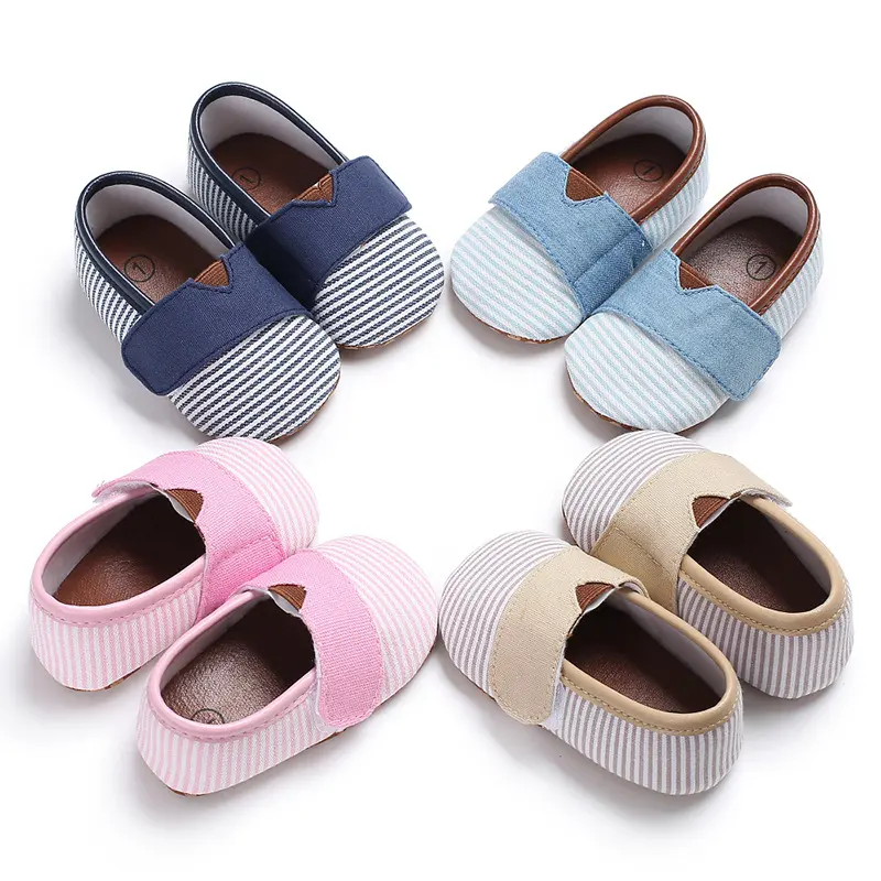 Striped Baby Shoes Soft Sole Toddler