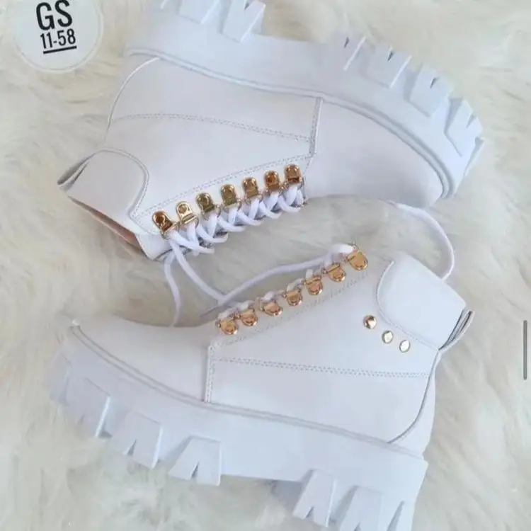 Women's Fashion Casual Lace-up Martin Boots