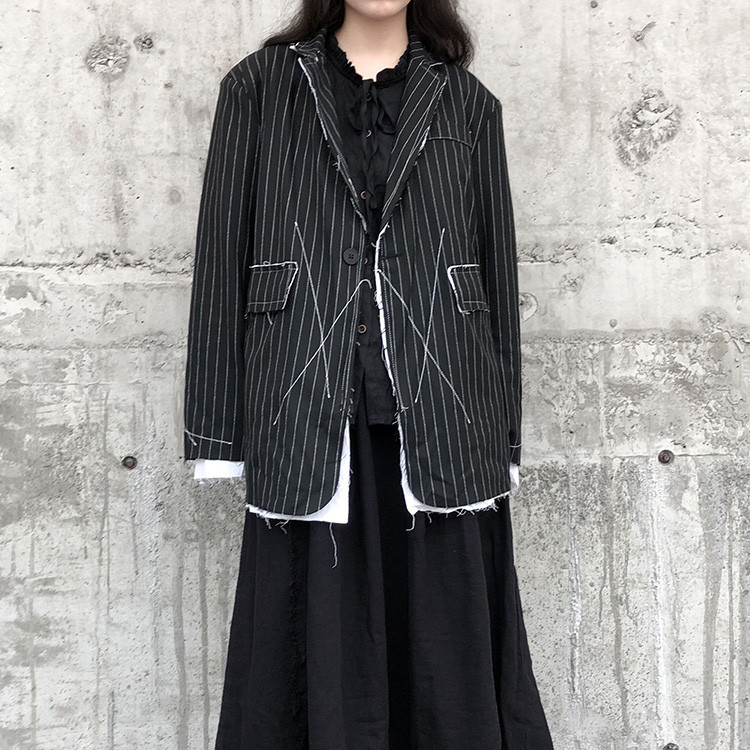 Women's Temperament Bright Line Design Sense Niche Blazer