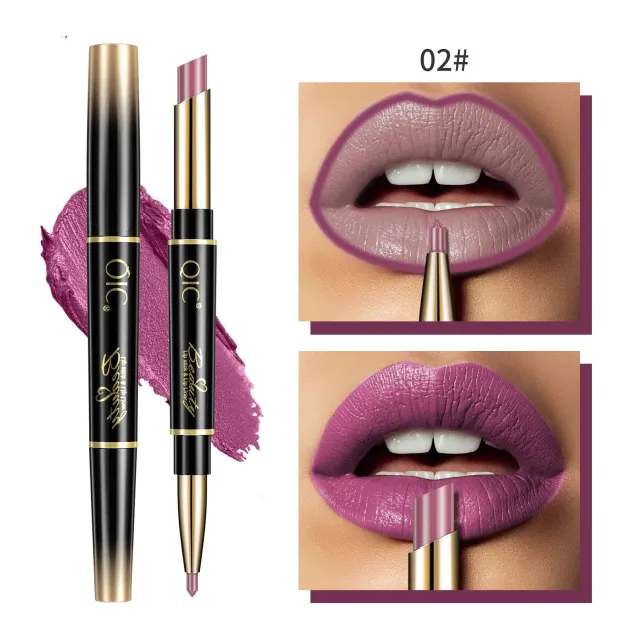 Double headed Lipstick Lip Liner 02 Rose Red - Shop at LoveMi