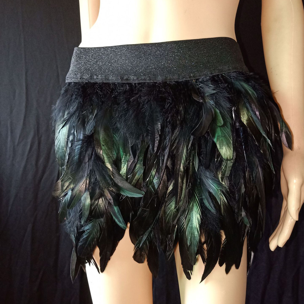 Title 6, Feather short skirt