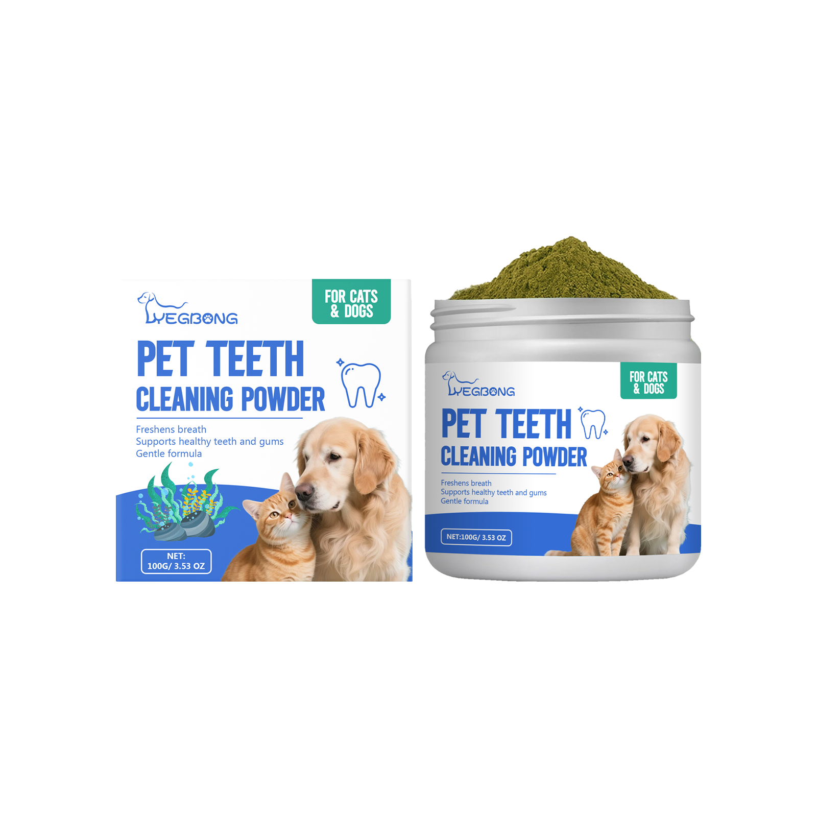 Cat And Dog Tooth Cleaning Powder
