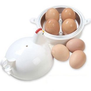 Title 2, Chicken Shaped Microwave Egg Steamer