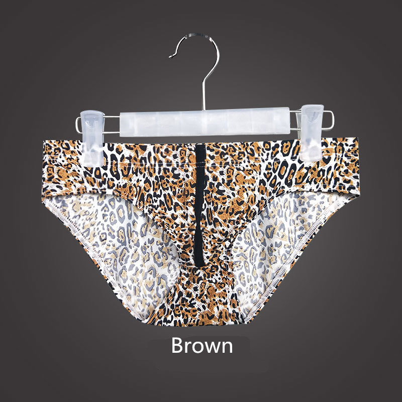 Brown leopard print