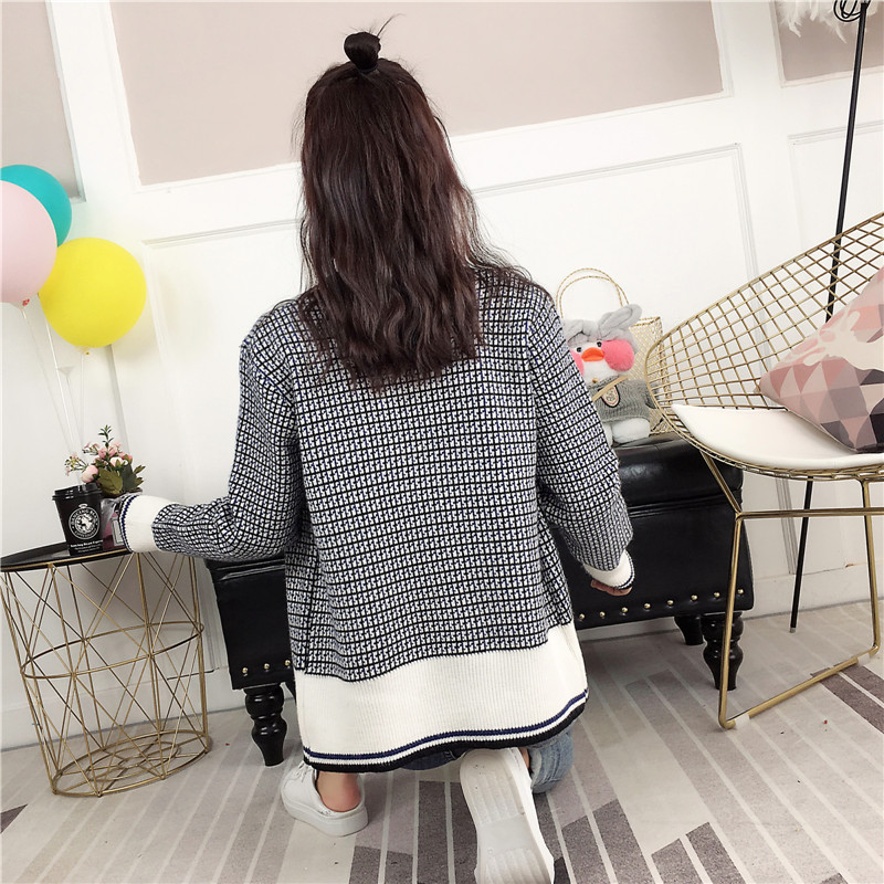 Title 6, Short loose student jacket sweater cardigan