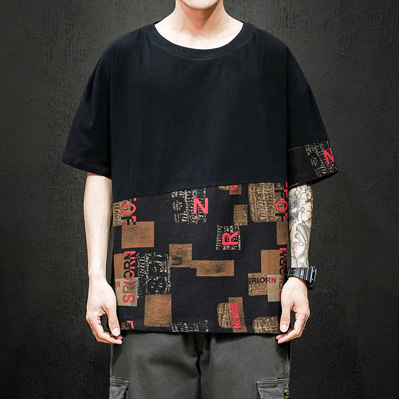 Japanese Black Wall Summer Loose Chinese Style