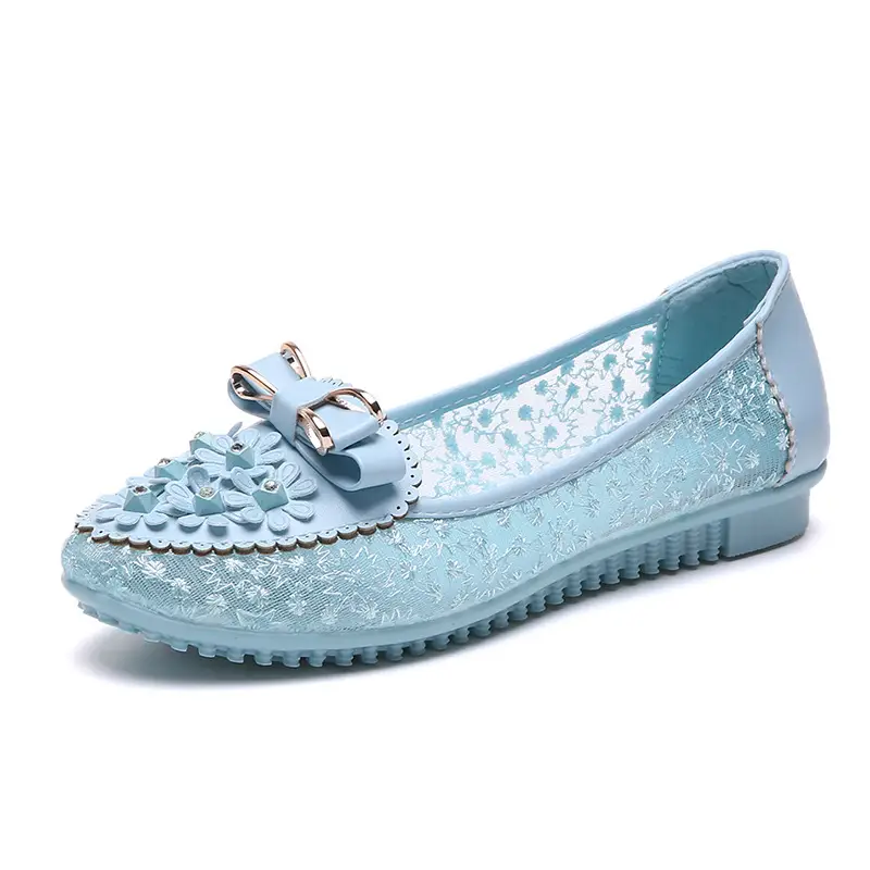 Peas Shoes Soft Sole Casual Breathable Single Shoes Women's Trend
