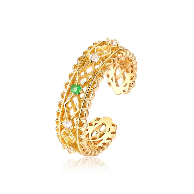 Women's Retro Hollow Personalized Index Finger Joint Ring