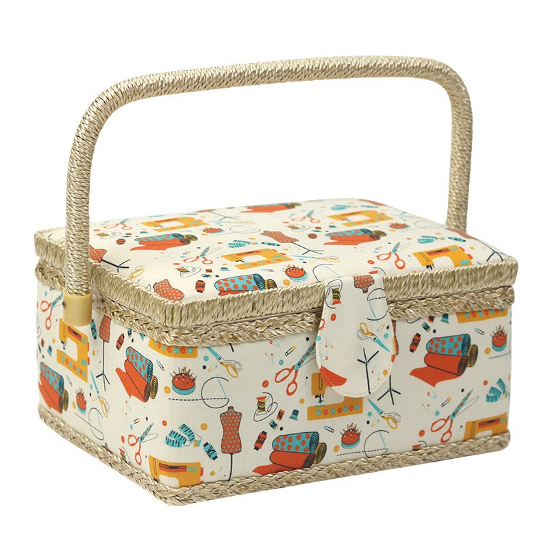 Extra Large Fabric Sewing Craft Box Storage Organizer