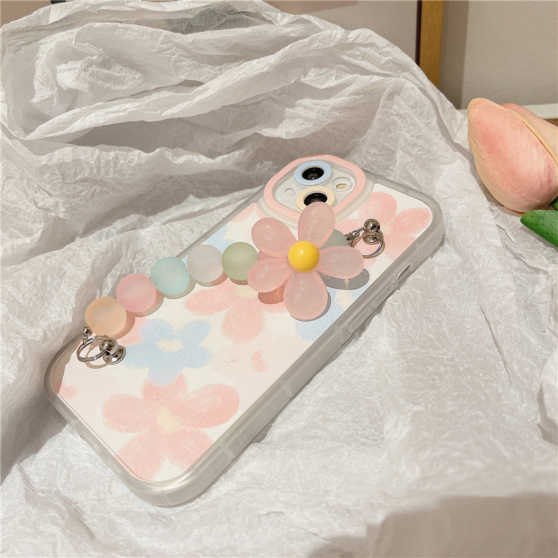 Fashion Flower Bracelet Silicone Phone Case - Image 3