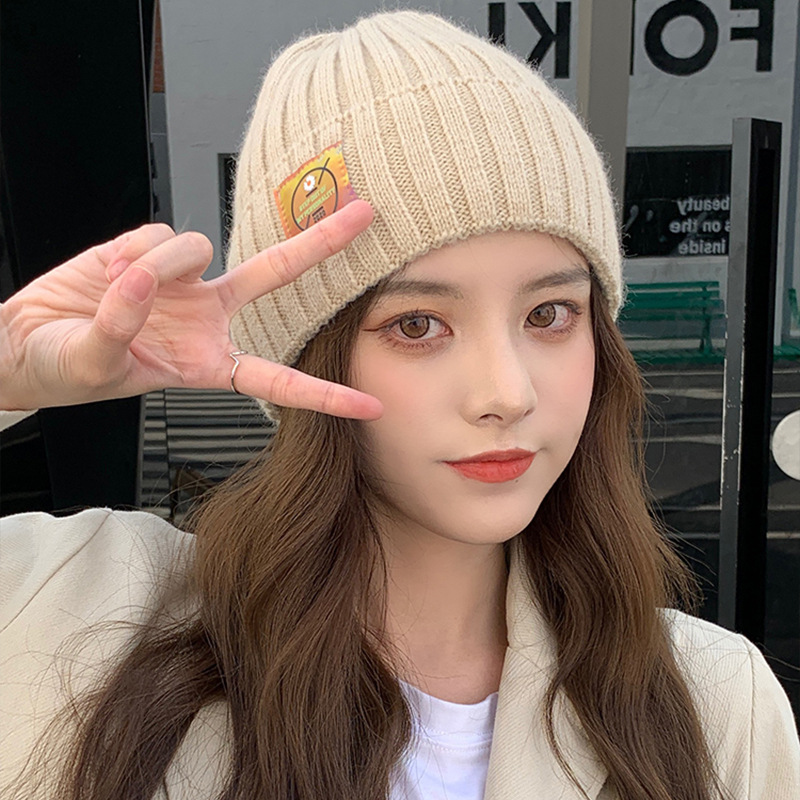 Knitted Autumn And Winter Wool Hat Thin