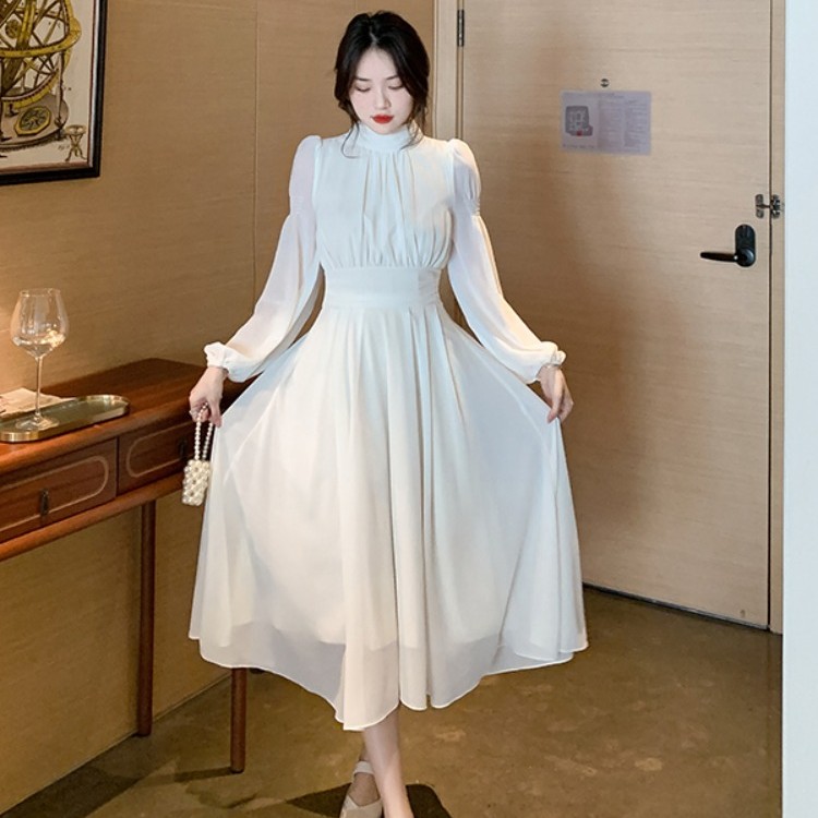Tea Break French Court Style Dress Girl White - Shop at LoveMi