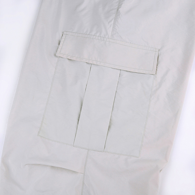 Title 4, American Low Waist Pocket Overalls Female