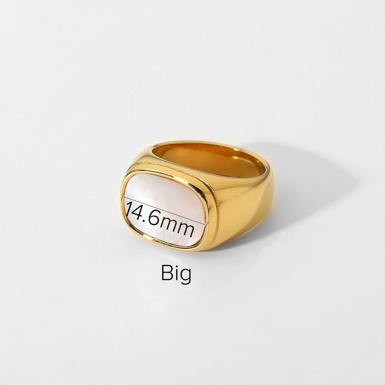 Zircon 18K Gold-plated Stainless Steel INS Net Red Ring