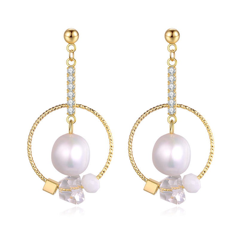 Asymmetric Fashion Simple Metal Earrings