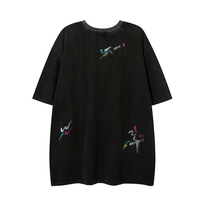 Spring Summer Loose Men's Short Sleeve T-Shirt