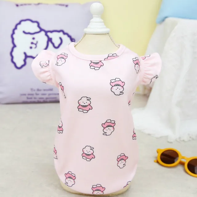 Dog Clothing New Pet Decors In Spring And Summer Pink - Shop at LoveMi