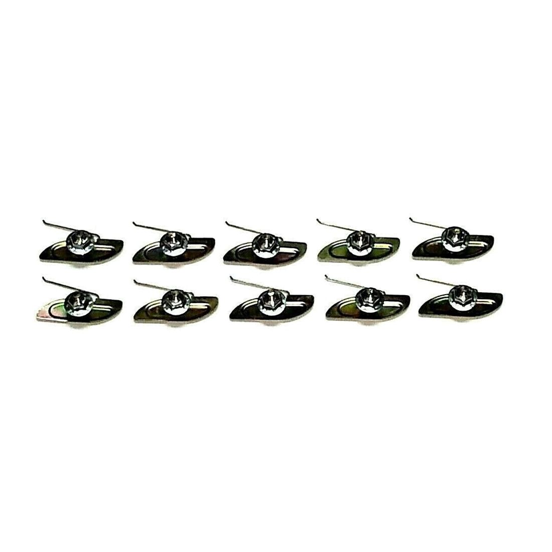 Ford 3 4-1 5 8 Body Fender Door Quarter Trim Moulding Molding Clips Nuts 10p B