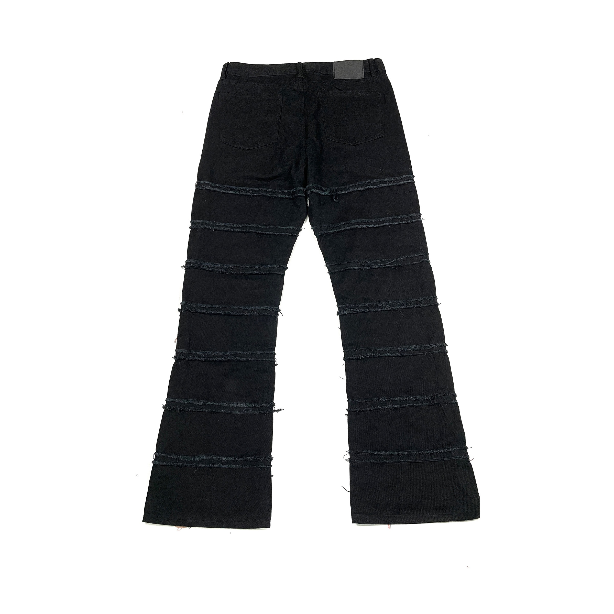 Title 2, Faded Jeans with Micro Horn Damaged Stitching o...