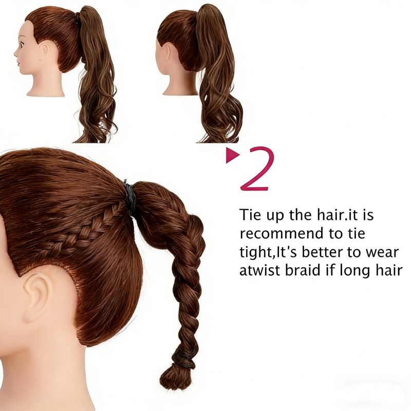 Clip-in Ponytail Hair Extension 22 Inches Wavy CurlySynthetic Wig For Women... 5