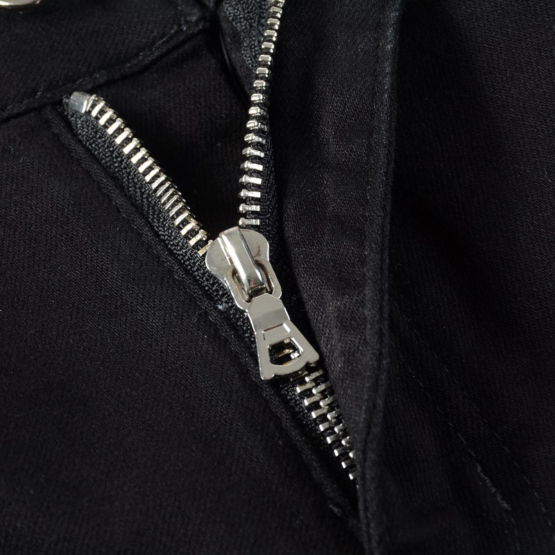 Men's Torn Patch Stretch Slim Jeans