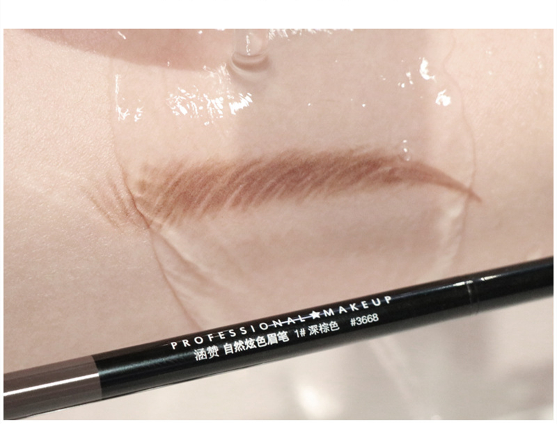 Waterproof Double headed Eyebrow Pencil Dark Brown - Shop at LoveMi