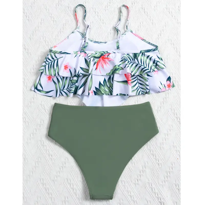 Sexy Printed Multicolor High Waist Bikini