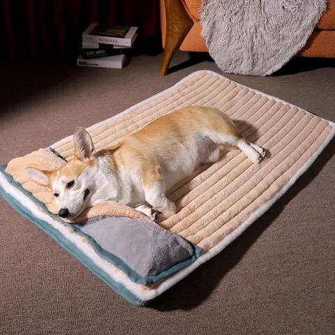 Winter Warm Dog Kennel Pillow Dog Mat Dog Sleeping