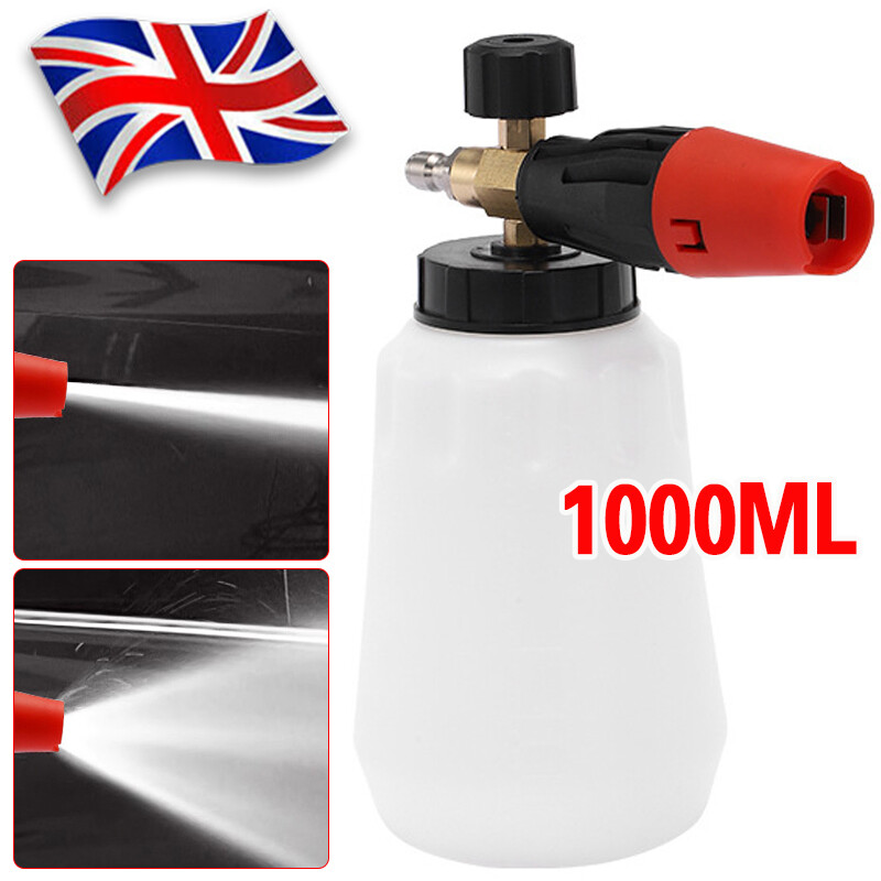 1-4 Quick Release Snow-Foam Lance Pressure Washer Gun Soap Cannon Bottle 1L — image 9