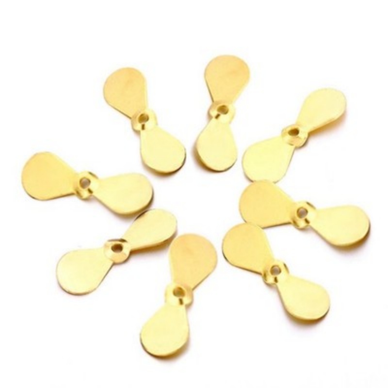 50Pcs Fishing Propeller Blade Thicken Turdy Non Damaging S