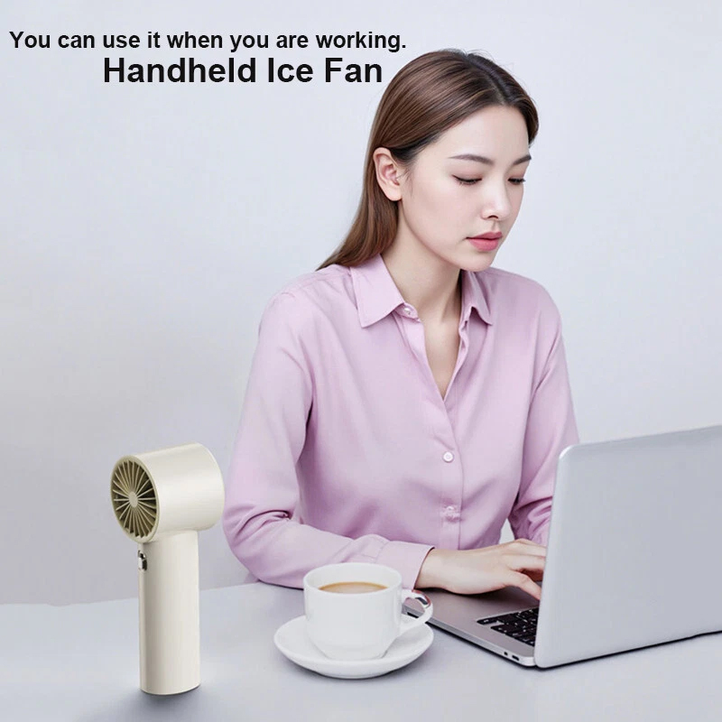 USB Handheld Fan Rechargeable Portable Mini Hand Held Small Fans Cooler