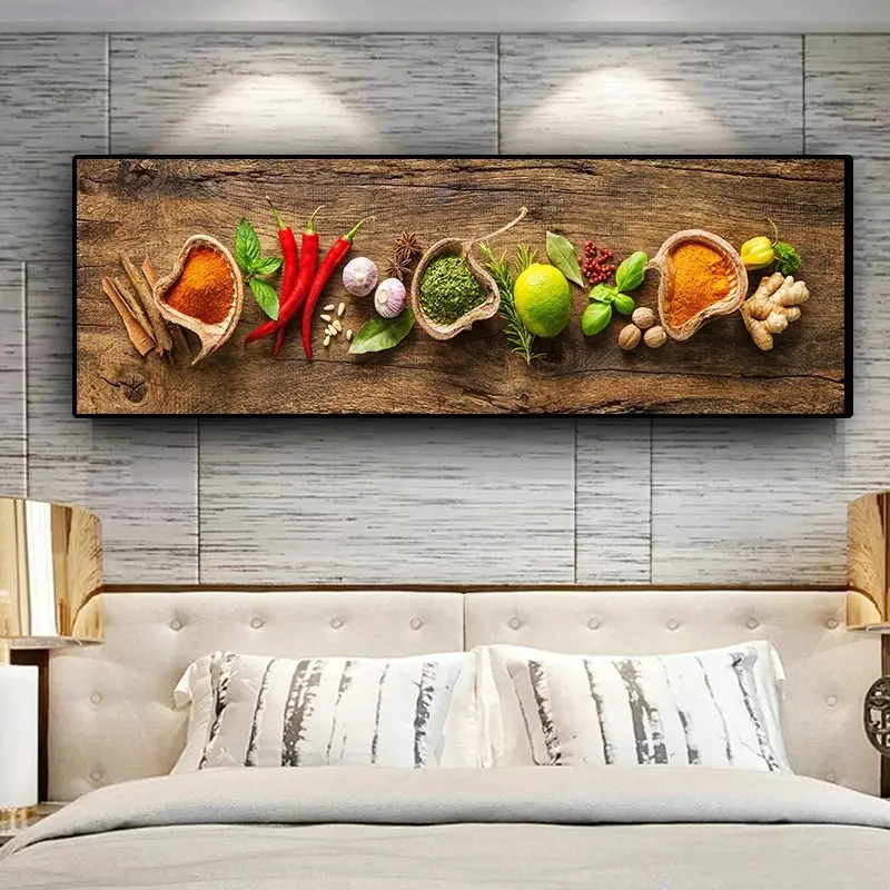 Spice Gourmet Wall Painting Kitchen Living Room