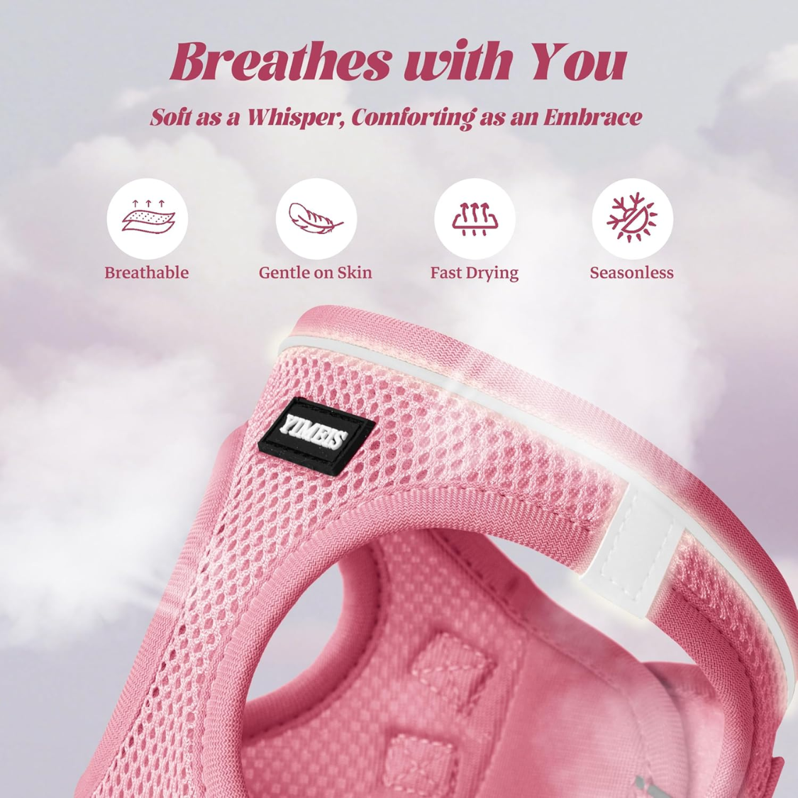 No Pull Dog Puppy Harness And Leash Set Reflective Mesh Vest — foto 6