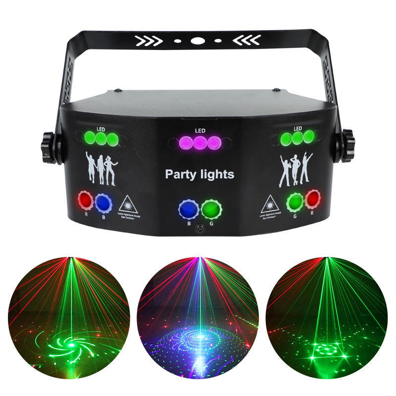 Title 2, New Stage Fan-shaped Laser Light