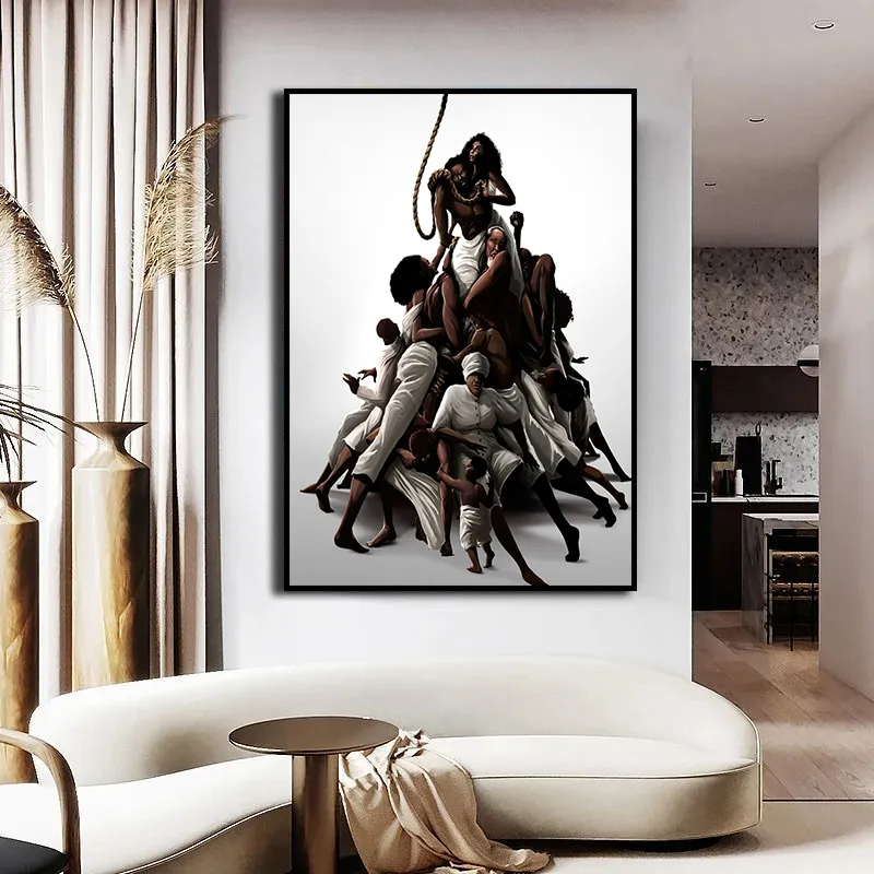 Abstract Art Doodle Canvas Painting Art Poster – image 5