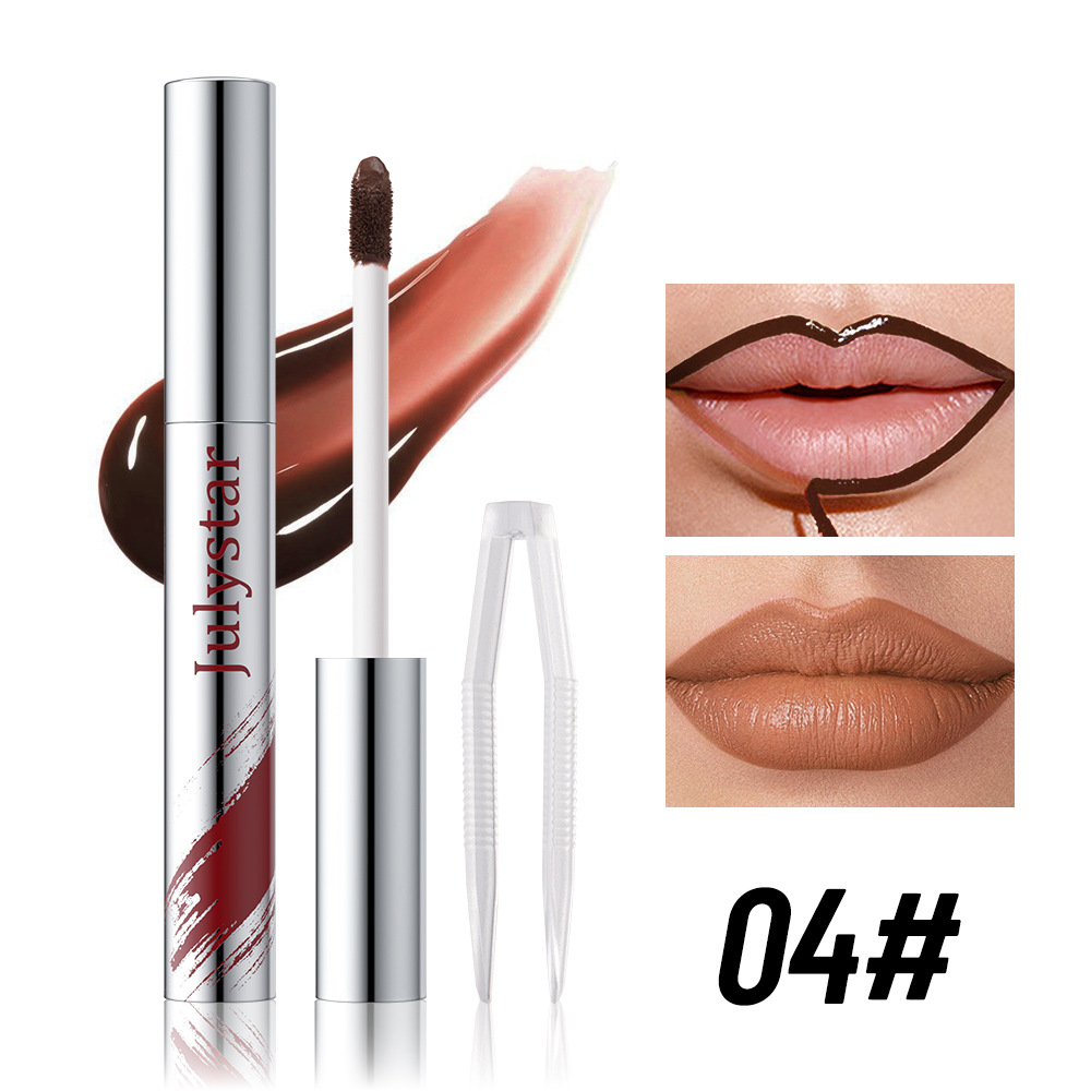 Tear And Pull Lipliner Peel Off Lip Liner Matte, Not Easy To Smudge, Line Hook Lip Marker Makeup Pen — foto 7