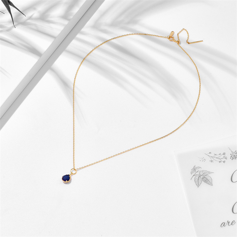 Women's Inlaid Natural Sandstone Pendant