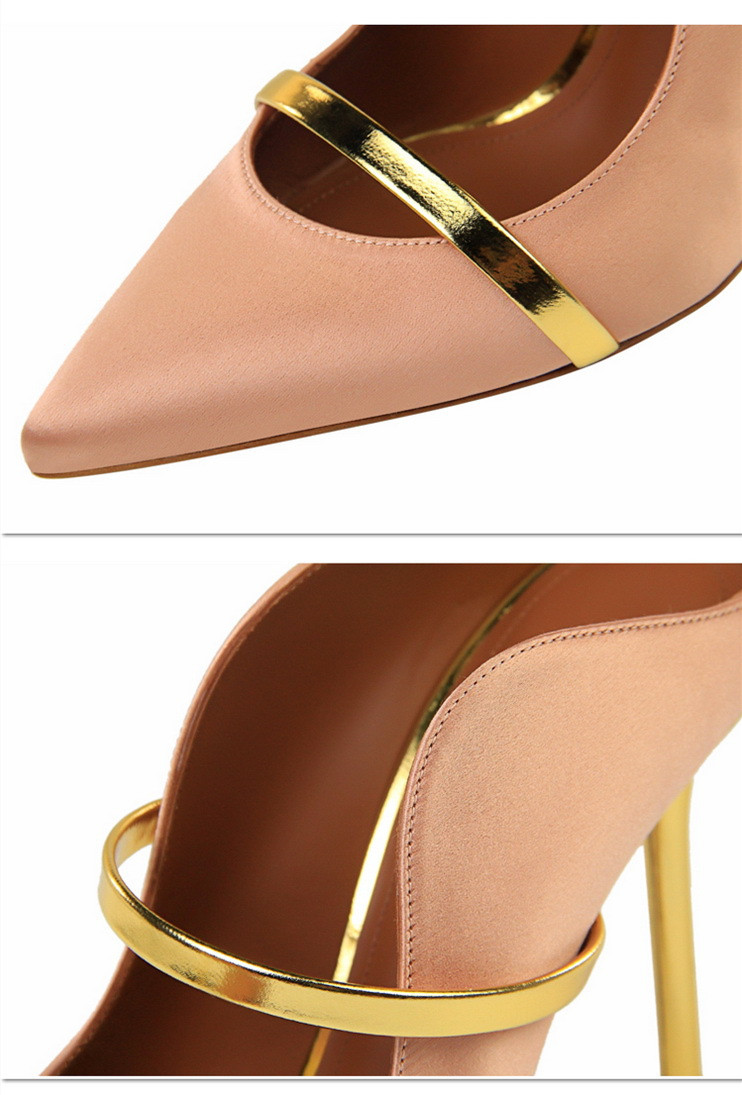 Women's Stiletto Single Shoes Back Empty Sandals