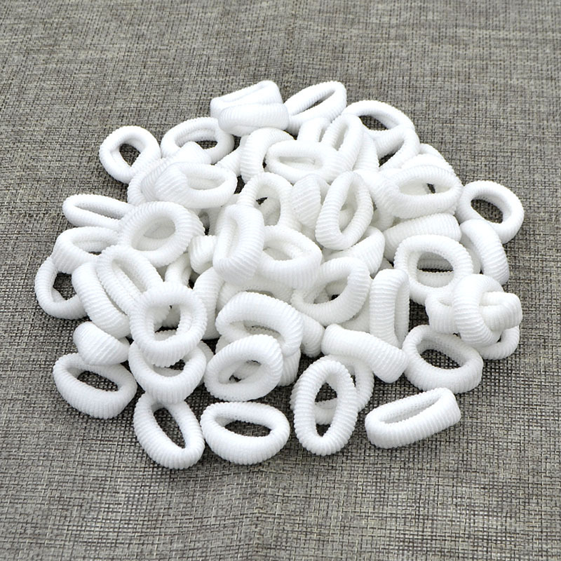 Baby Hair Tie Hair Tie Fruity Black And White Medium Hair Tie White - Shop at LoveMi