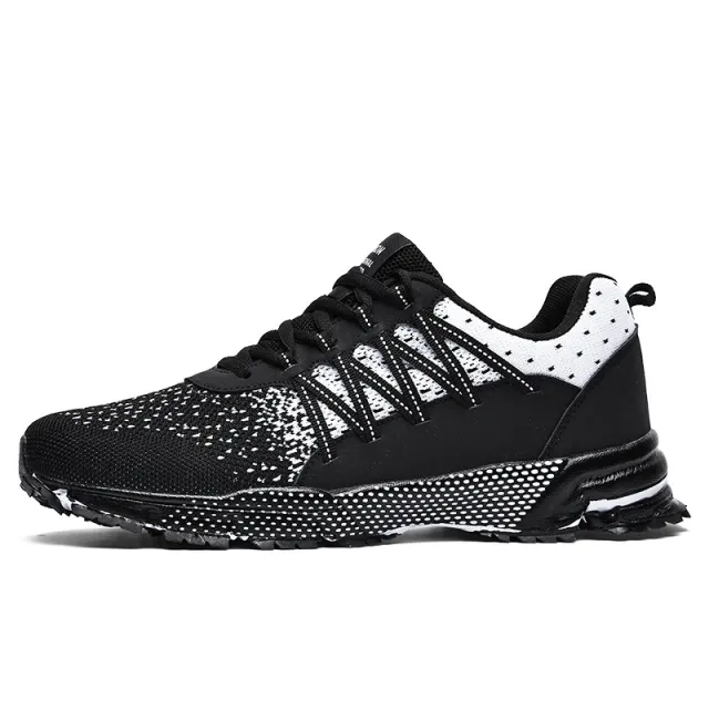 Casual Breathable Fly Woven Mesh Sneakers White - Shop at LoveMi