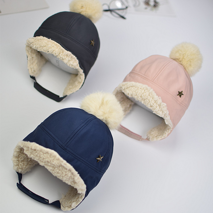 Autumn And Winter Baby Fleece-lined Warm Hat - Image 4
