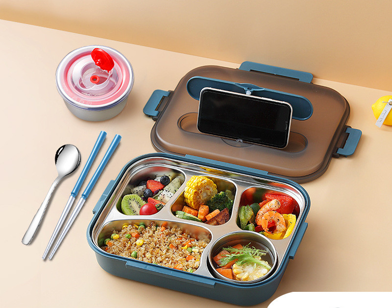 Title 12, 304 Stainless Steel Lunch Box, Fresh-keeping Bo...