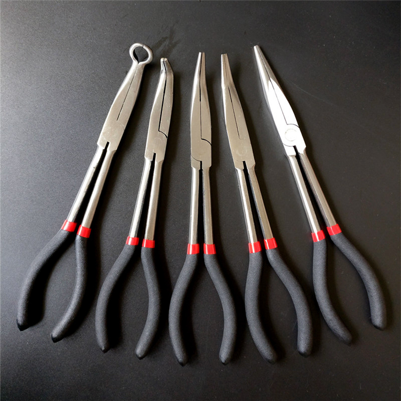 Title 5, 11 inch long-nose pliers round nose pliers