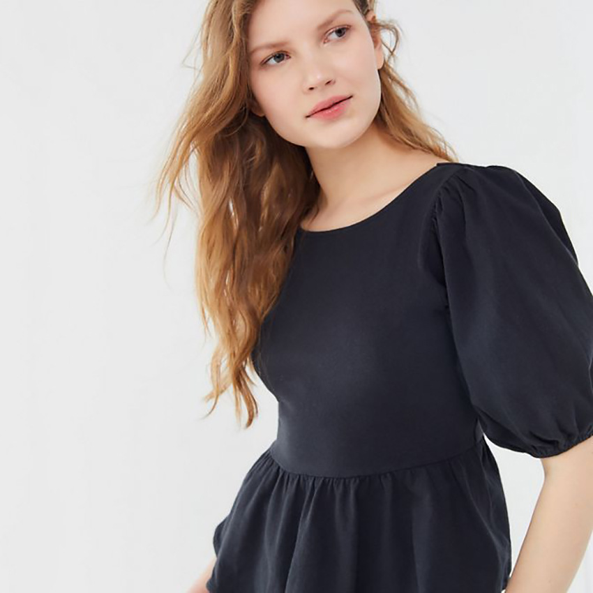 Title 4, Ruffled Puff Sleeve Women