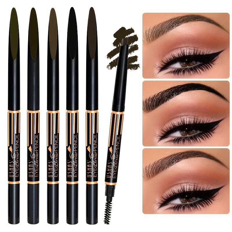 Multifunctional Not Smudge Waterproof And Sweatproof Eyebrow Pencil Eyeliner Pen