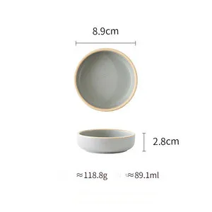 Pure Color Matte Ceramic Plate 26Style - Shop at LoveMi