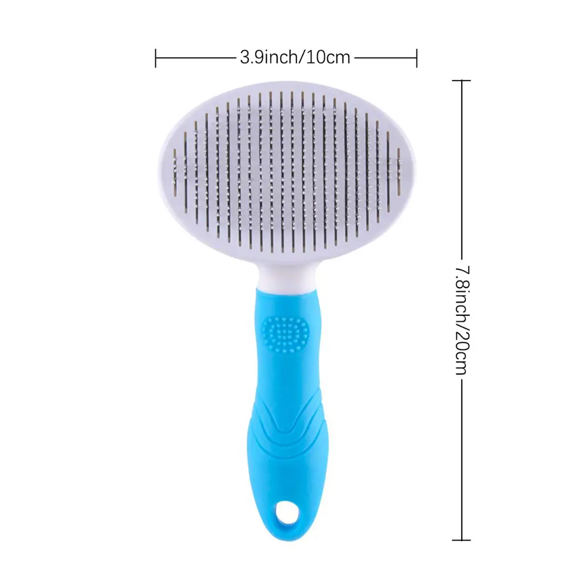 Self Cleaning Slicker Brush - Cat Brush Skin-Friendly Deshedding Grooming Massaging Tool For Long & Short Haired Pets, Cat Hair Brushes Easy Removes Undercoat F