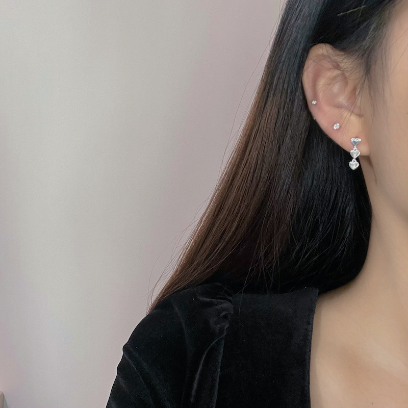 Tassel Four-piece New Trendy Female Niche Design Earrings